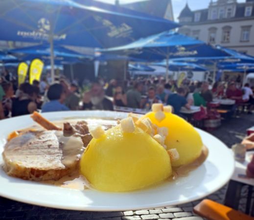 Coburger Rutscher mit Braten